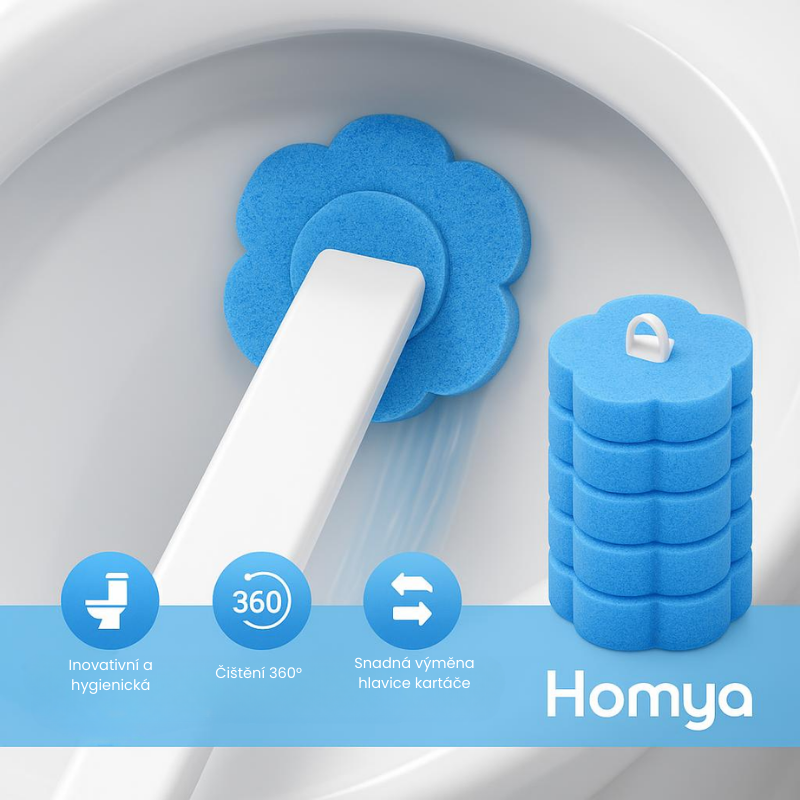Homya™ – Bezdotykový WC kartáč